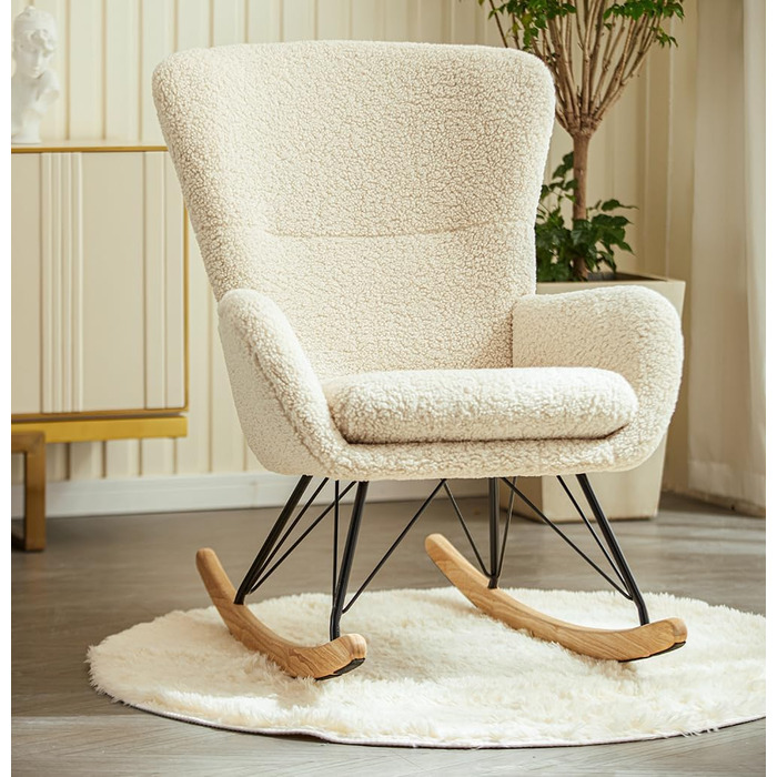 Шоукель-крісло Vielllliving для спальні, 150 кг, темно-сірий (бежевий), 98x100x73 см