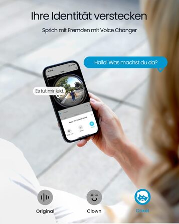 Відеодзвінок ieGeek з камерою 180° Fisheye, 2K 3MP, Wi-Fi, AI-розпізнавання руху, IP65, нічне бачення, Alexa, 2.4GHz