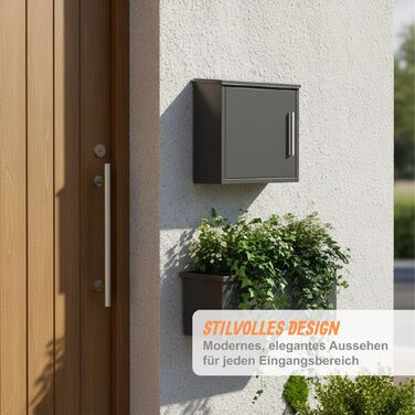 Скріпка Relaxdays - Металева поштова скринька