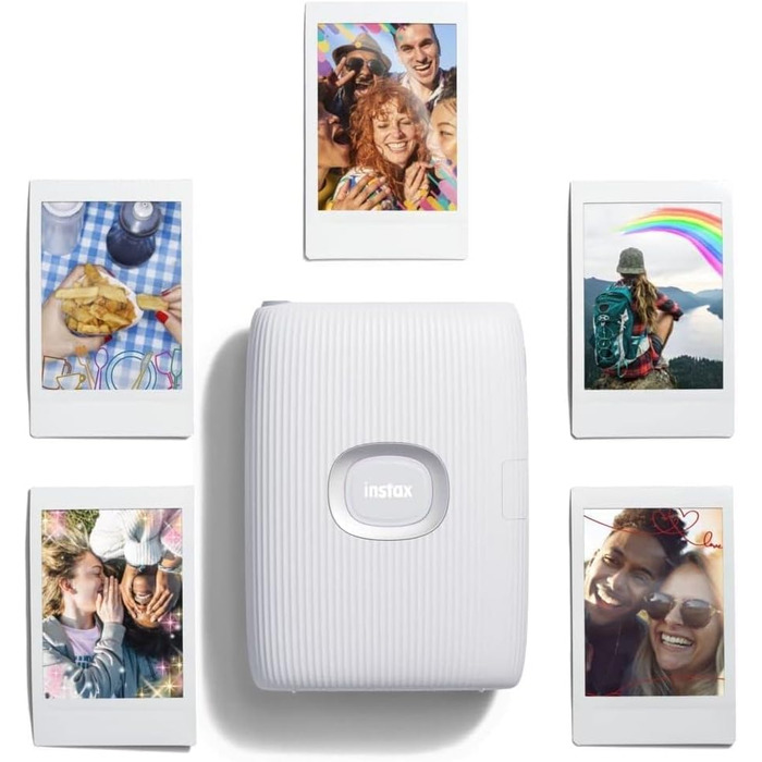 Друк фото з телефону INSTAX Mini LINK 2, Компактний принтер, Білий, Clay White