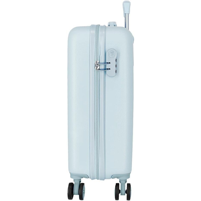 Дитяча валіза для ручної поклажі Disney Stitch Moods, жорсткий ABS-пластик, кодовий замок, 4 подвійних колеса, серія Make A Face