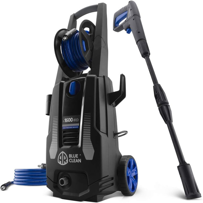Високотискний мийник AR Blue Clean e-4 TWINFLOW D з Dualtech System та Power Brush (2500 Вт, 810 л/год, 125 бар) з сондами для чищення труб