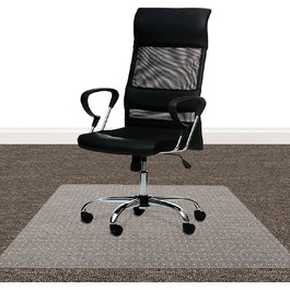 Килимок для захисту підлоги DURA-MAT з преміального ПЕТ - прозорий килимок для крісла для килимів - перевірена підкладка для офісного крісла для надійного захисту підлоги (90х120 см) Килими 90х120 см