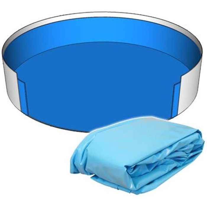 Круглий басейн SAXONICA Лайнер для басейну 360 x 90 см 0,25 мм синій Круглий басейн Круглий басейн ОБ 3,6 х 0,9 м