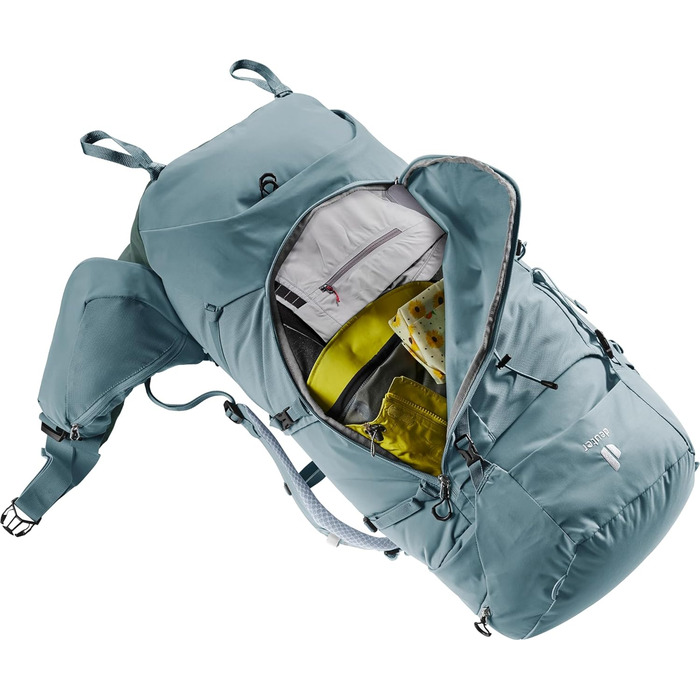 Жіночий трекінговий рюкзак deuter Aircontact Core 5510 Sl (1 упаковка) 5510 л Сланцевий плющ