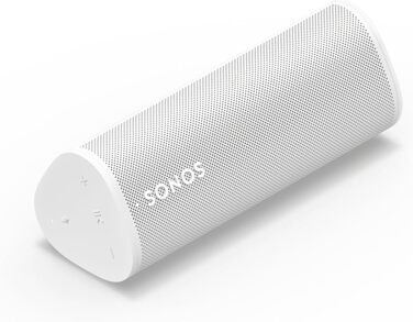 Портативна колонка Sonos Roam 2, водонепроникна, Bluetooth/Wi-Fi, 10 годин, голосове управління, для дому та вулиці, біла