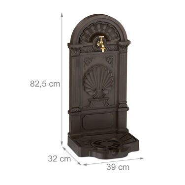 Relaxdays Фонтанчик для столу Античний