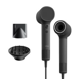 Високошвидкісний фен для волосся Laifen Neo з безщітоковим мотором 110 000 об/хв, 200 млн негативних іонів та 2 магнітними насадками, чорний