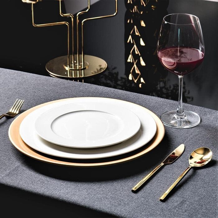 Столовий сервіз на 6 столового посуду, столовий посуд, тарілка, десертна тарілка, миска, SIMPLY FINE GL0071