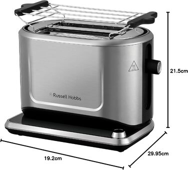 Тостер Russell Hobbs ‎26210-56 1500 Вт сріблясто-чорний