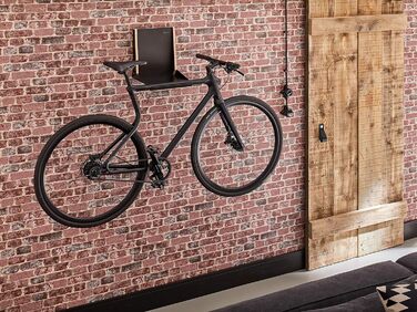 Складний стильний настінне кріплення для велосипеда/зберігання велосипеда/настінний велосипед /'Зроблено в Німеччині - L-Rack підходить для шосейного велосипеда, хардтейла, міського велосипеда, туристичного велосипеда - або білий (білий)