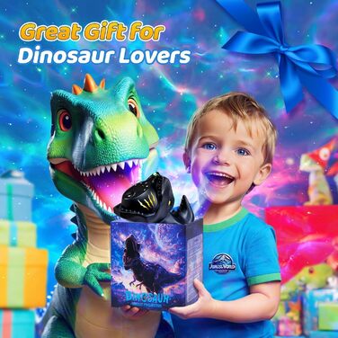 Проєктор зоряного неба Динозавр One Fire з Bluetooth, 144 режими, нічник для дітей з пультом, новорічний декор