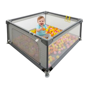 Дитячий манеж Relaxdays з 50 м'ячиками