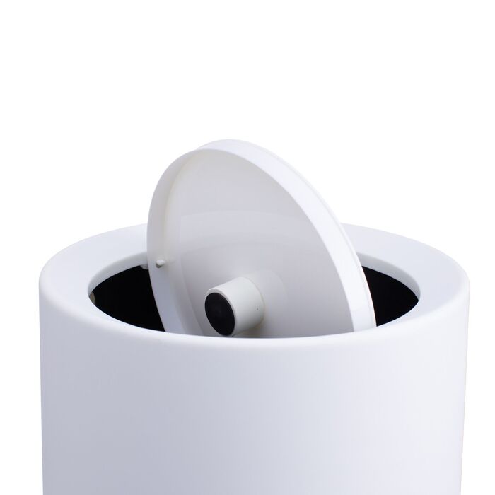 Відро для сміття Relaxdays з кришкою-качалкою, 13 літрів