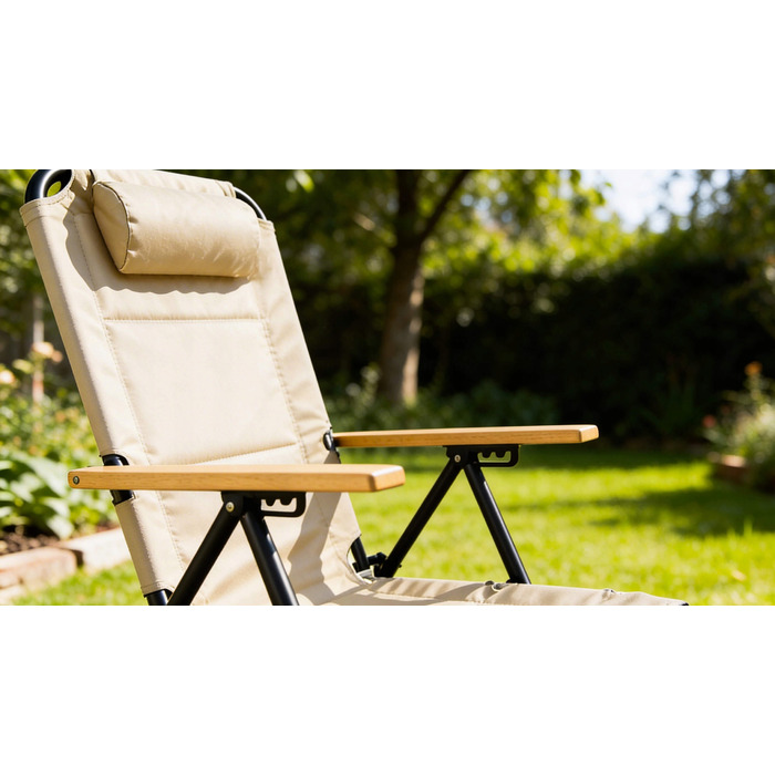 Міцний та зручний металевий садовий стілець для тераси та двору