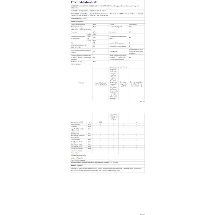 Автомобільний компресорний холодильник AAOBOSI 45л з Wi-Fi, USB зарядкою, LED підсвіткою, 12/24V/220V - для авто, кемпінгу, подорожей (синій)