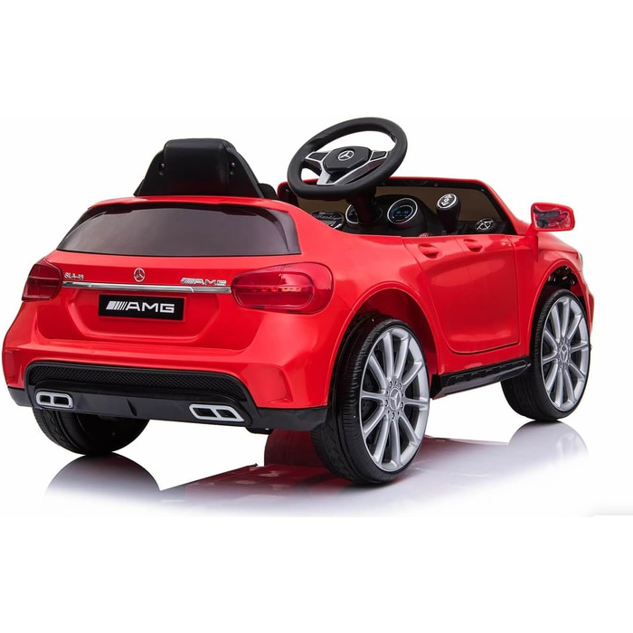 Дитячий електромобіль Mercedes AMG GLA45 з пультом, ліцензія, червоний