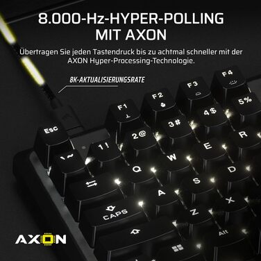 Ігрова механічна клавіатура Corsair K70 MAX RGB QWERTZ DE (Tenkeyless) - сіра