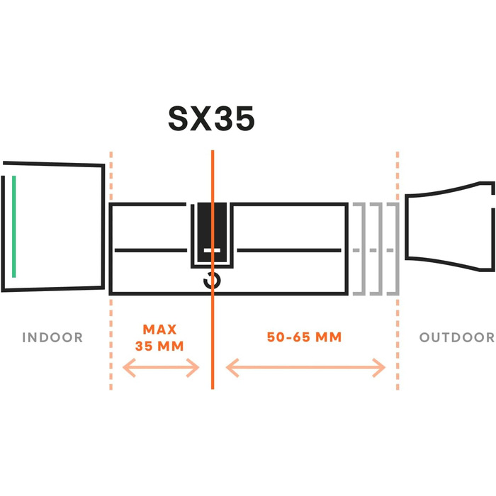 Розумний дверний замок Bold SX-33 без ключа (SX-35, сріблястий)