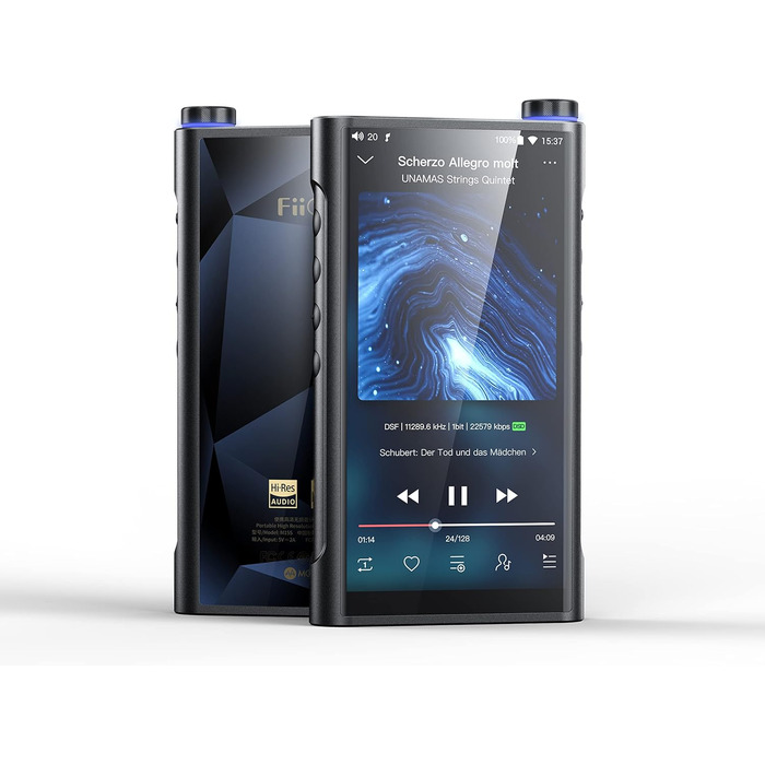 FiiO M15S портативний аудіоплеєр з високою роздільною здатністю, Android 10, підтримка MQA