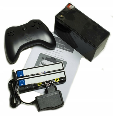 Дитячий електромобіль Mercedes GLC 63S 4x4 з пультом керування, м'якими колесами EVA, шкіряним сидінням та USB