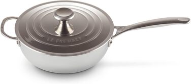 LE CREUSET Набір сковорідок з антипригарним покриттям 24 см (3 шт.) з нержавіючої сталі 3-ply PLUS