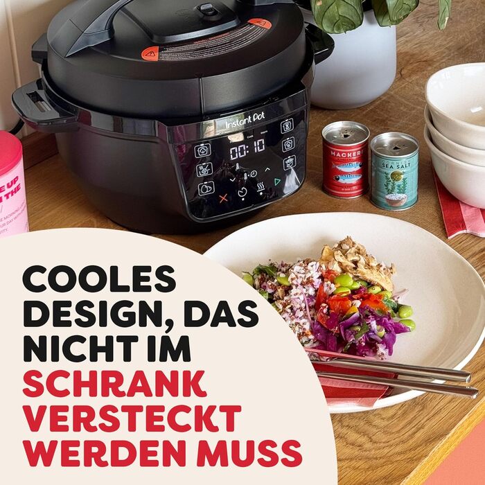 Мультиварка Instant Pot 5.7L 7-в-1: мультикухня, сковорода, рисоварка, йогуртниця, пароварка, підігрівач їжі