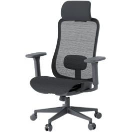 Крісло офісне OfficePro Wave OC670-B-B-B