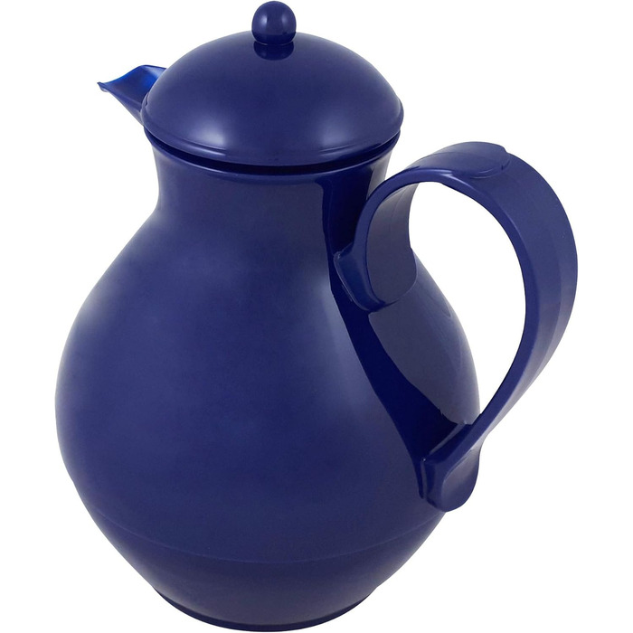 Термос Helios Nostalgie 1л, білий - підтримує температуру 6 годин - для напоїв (чай, кава)