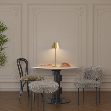 LED настільна лампа K-Bright 2 шт. з регулюванням яскравості, акумуляторна, бездротова, 3000K/4000K/6000K, USB-C, IP54, білий колір