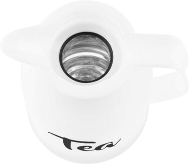 Термос Emsa Mambo Isolierkanne 1000 мл, білий, з Quick Tip, зберігає тепло 12 год, холод 24 год