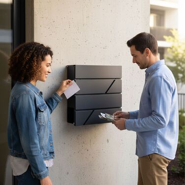 Скрінька для листів Relaxdays з відсіком для газет