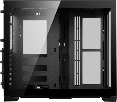 Корпус для ПК Lian Li O11 Dynamic Mini Midi-Tower, загартоване скло, чорний