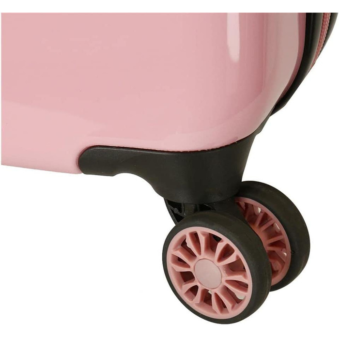 Візок для кабіни Disney Mickey Outline рожевий 38x55x20 см Жорсткий бічний кодовий замок з ABS 34 л 2 кг 4 колеса Подвійна ручна поклажа (набір валіз)