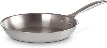 Сковорода LE CREUSET з нержавіючої сталі 3-шарова, 28 см, без антипригарного покриття
