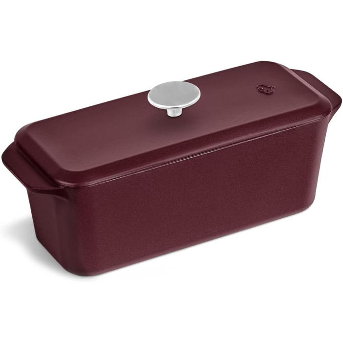 Форма для випічки Springlane з чавуну з кришкою 3L, емальована, для хліба, паштетів та запіканок, 33,5 x 13 см, м'ятний колір