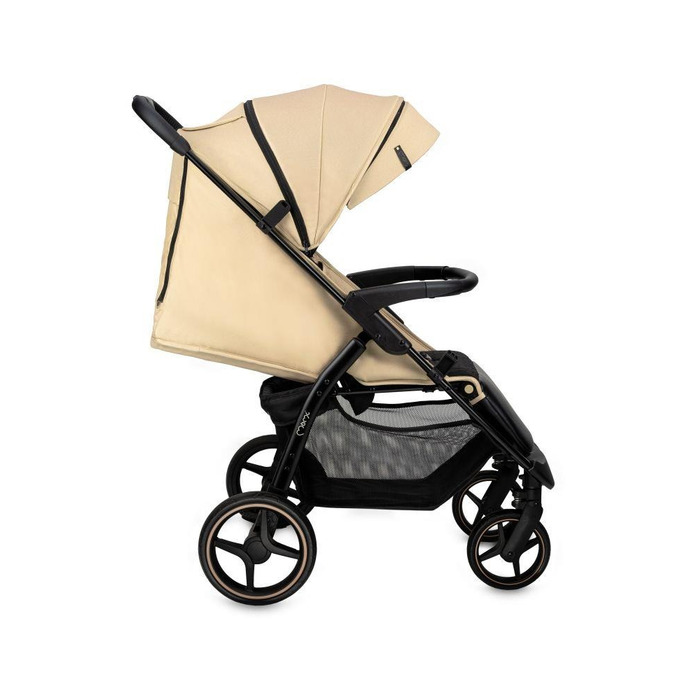 Дитячий візок-прогулянка MoMi Miya, бежевий (до 22 кг) – колеса EVA, повний комплект аксесуарів