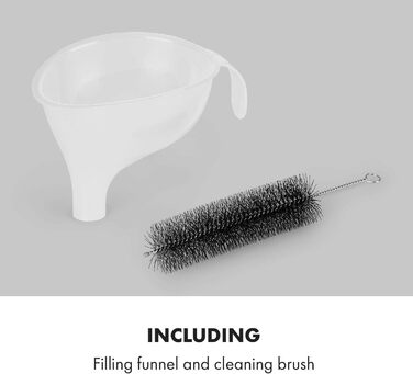 Машина для приготування морозива Klarstein Sweet Sundae, 1.5 л, компресор, 200 Вт, система видачі, авто-охолодження 3 год, авто-очищення, нержавіюча сталь, білий