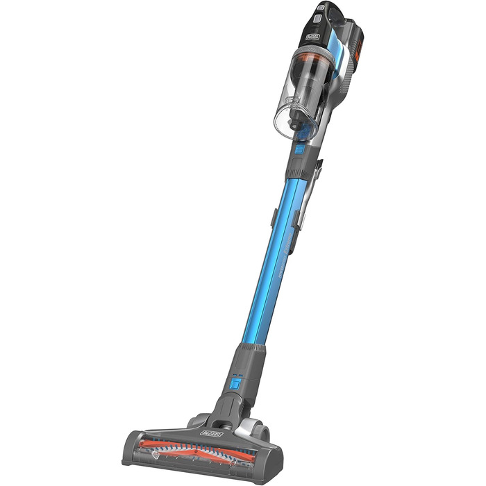 Пилосос BlackDecker BDPSE3615-QW Stick і електричні мітли сріблясто-синій (модель 2019 року)