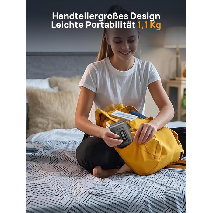 Портативна електростанція AFERIY 145W, 99,2Wh/31000mAh LiFePO4, 3 порти, захист 6-в-1, 100W сонячний генератор для кемпінгу, подорожей та надзвичайних ситуацій AF-PB010