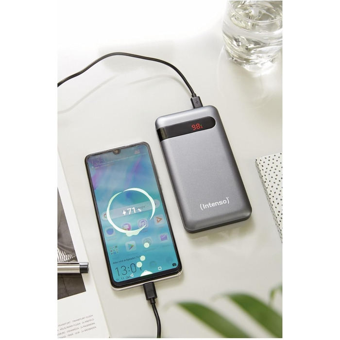 Зовнішній акумулятор з Power Delivery & Quick Charge 3, чорний, 7332330 Powerbank PD 10000mAh