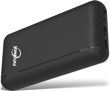 Зовнішній акумулятор 27000 мАг Power Bank Швидкий зарядний пристрій 2 порти USB для iPad iPhone Galaxy Tablet Black