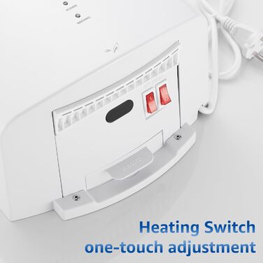 Електричний автоматичний сушар для рук настінний, 1200W (білий)