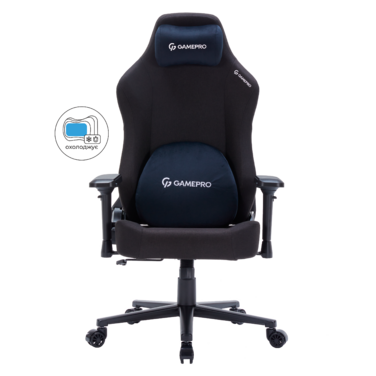 Крісло ігрове GamePro FGC750B Fabric Black