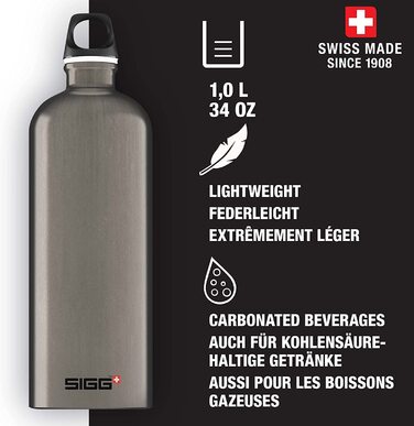 Герметична пляшка для води SIGG Traveller 1 л