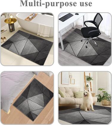 Килимок для захисту підлоги під стілець 90x120 см. Килимок під офісний/ігровий стілець, захист для твердих підлог, антиковзаюча підстилка для стільця.