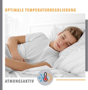 Ковдра 140x200 – м'яка тепла ковдра з еко-сертифікацією Oeko-Tex, для алергіків, легко прати