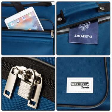 Дорожня сумка на колесах XXL Blue 160L