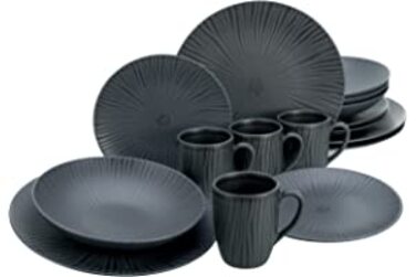 Серія Vesuvio Black , набір посуду, комбінований сервіс з 16 предметів, 20537