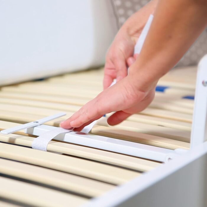 Захисний бортик для ліжка Roba Klipp-Klapp 100 см - сірий (100x40 см) для немовлят та дітей. Складний бортик від випадання для дитячого ліжечка.